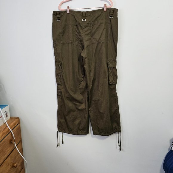 NWT Angel Kiss 8 pocket Parachute Cargo Pant 100% cotton - Picture 2 of 7